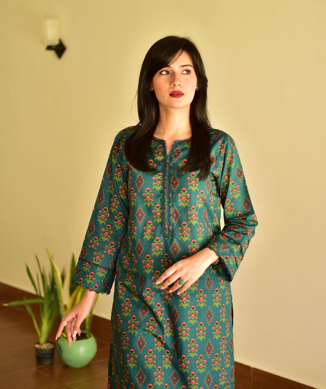 Women stitched 2pcs lawn printed