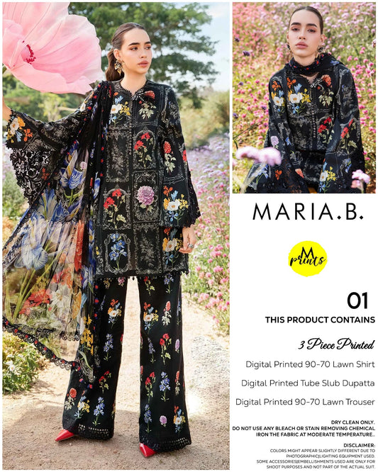 Maria B. Exclusive Lawn 3 Pcs